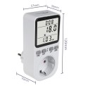 MIERNIK ENERGII GREENBLUE, WATOMIERZ, TY P F, 220-240V AC, 50HZ, MAx. OBCIĄŻENIE 16A, IP20, WBUDOWANA BATERIA, GB364 F