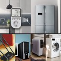 MIERNIK ENERGII GREENBLUE, WATOMIERZ, TY P F, 220-240V AC, 50HZ, MAx. OBCIĄŻENIE 16A, IP20, WBUDOWANA BATERIA, GB364 F