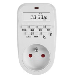WŁĄCZNIK CZASOWY - TIMER CYFROWY GREENBLUE, MAx. OBCIĄŻENIE 16A, IP20, GB362 E