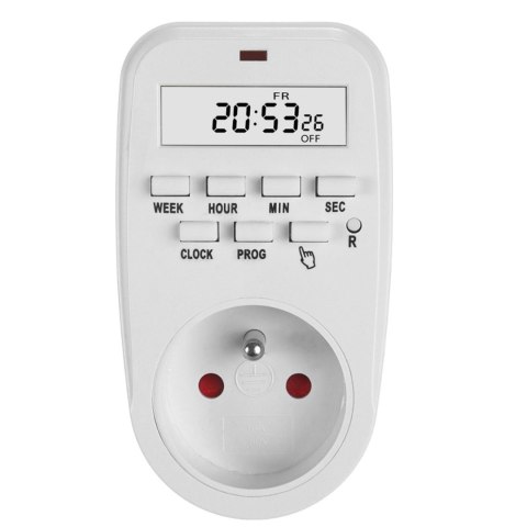 WŁĄCZNIK CZASOWY - TIMER CYFROWY GREENBLUE, MAx. OBCIĄŻENIE 16A, IP20, GB362 E WŁĄCZNIK CZASOWY - TIMER CYFROWY GREENBLUE, MAx. OBCIĄŻENIE 16A, IP20, GB362 E
