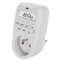 WŁĄCZNIK CZASOWY - TIMER CYFROWY GREENBLUE, MAx. OBCIĄŻENIE 16A, IP20, GB362 E