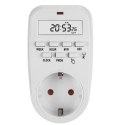 WŁĄCZNIK CZASOWY - TIMER CYFROWY GREENBLUE, MAx. OBCIĄŻENIE 16A, IP20, GB362 F