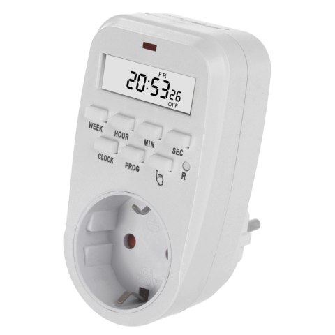 WŁĄCZNIK CZASOWY - TIMER CYFROWY GREENBLUE, MAx. OBCIĄŻENIE 16A, IP20, GB362 F WŁĄCZNIK CZASOWY - TIMER CYFROWY GREENBLUE, MAx. OBCIĄŻENIE 16A, IP20, GB362 F