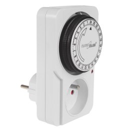 WŁĄCZNIK CZASOWY - TIMER MECHANICZNY GREENBLUE, 48  PROGRAMÓW, MAx. OBCIĄŻENIE 16A, IP20, GB360 E