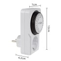 WŁĄCZNIK CZASOWY - TIMER MECHANICZNY GREENBLUE, 48 PROGRAMÓW, MAx. OBCIĄŻENIE 16A, IP20, GB360 F WŁĄCZNIK CZASOWY - TIMER MECHANICZNY GREENBLUE, 48 PROGRAMÓW, MAx. OBCIĄŻENIE 16A, IP20, GB360 F