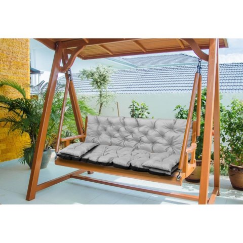 ZESTAW OGRODOWY 120x60x50CM + 2 PODUSZKI 42X42 CM JASNOSZARY ZESTAW OGRODOWY 120x60x50CM + 2 PODUSZKI 42X42 CM JASNOSZARY
