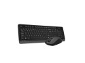 ZESTAW KLAWIATURA + MYSZ A4TECH FSTYLER FG1012 WRLS BLACK