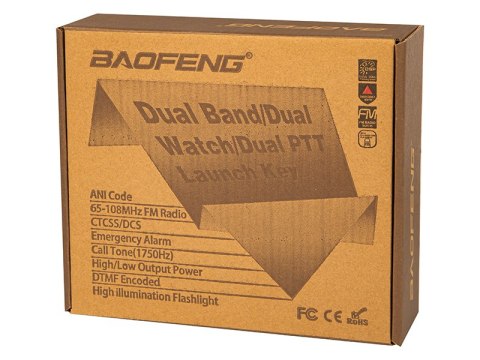 24-932# RADIOTELEFON PMR UV-82 5W 1SZT BAOFENG 24-932# RADIOTELEFON PMR UV-82 5W 1SZT BAOFENG
