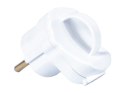 98-154# WTYCZKA WT-16U/Z PR KĄTOWA BIAŁA Z UCHEM 98-154# WTYCZKA WT-16U/Z PR KĄTOWA BIAŁA Z UCHEM