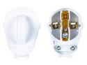 98-154# WTYCZKA WT-16U/Z PR KĄTOWA BIAŁA Z UCHEM 98-154# WTYCZKA WT-16U/Z PR KĄTOWA BIAŁA Z UCHEM