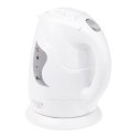 AD 08 WHITE CZAJNIK  PLASTIKOWY 1,0 L