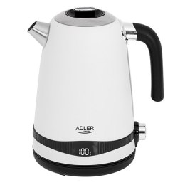 AD 1295 WHITE CZAJNIK METALOWY 1,7L Z LCD & REGULACJĄ TEM PERATURY