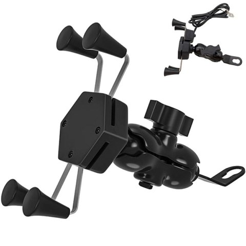 AP14C MOTOCYKLOWY UCHWYT NA TELEFON USB AP14C MOTOCYKLOWY UCHWYT NA TELEFON USB