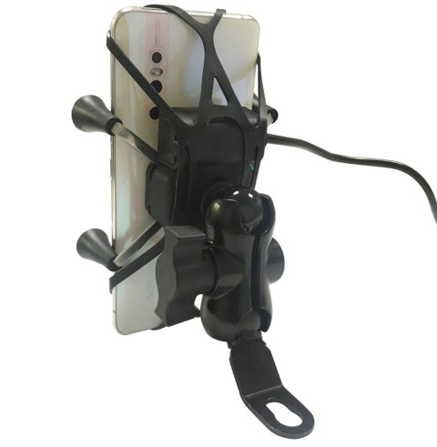 AP14C MOTOCYKLOWY UCHWYT NA TELEFON USB AP14C MOTOCYKLOWY UCHWYT NA TELEFON USB