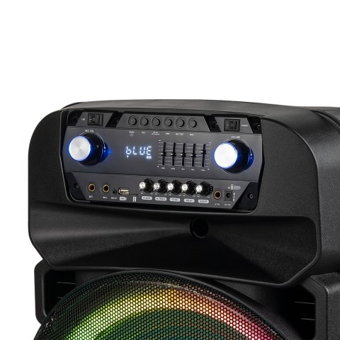 AKTYWNA KOLUMNA GŁOŚNIKOWA (Z 2 MIKROFONAMI BEZ PRZEWODOWYMI UHF, SD, BLUETOOTH, FM, USB, LED) 60 WATT AKTYWNA KOLUMNA GŁOŚNIKOWA (Z 2 MIKROFONAMI BEZ PRZEWODOWYMI UHF, SD, BLUETOOTH, FM, USB, LED) 60 WATT