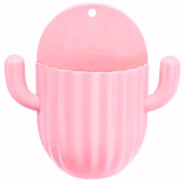 DA129A ORGANIZER ŚCIENNY NA SZCZOTECZKI,  PĘDZLE  PINK