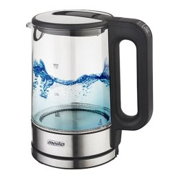 MS 1301 BLACK CZAJNIK SZKLANY 1,7 L Z REGULACJĄ TEM P.