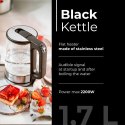 MS 1301 BLACK CZAJNIK SZKLANY 1,7 L Z REGULACJĄ TEM P. MS 1301 BLACK CZAJNIK SZKLANY 1,7 L Z REGULACJĄ TEM P.
