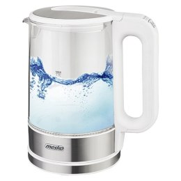 MS 1301 WHITE CZAJNIK SZKLANY 1,7 L Z REGULACJĄ TEM P.
