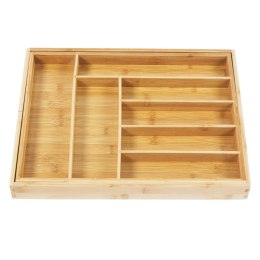 ROZSUWANY BAMBUSOWY ORGANIZER NA SZTUĆCE GREENBLUE, 325-500x430x45MM, GB379