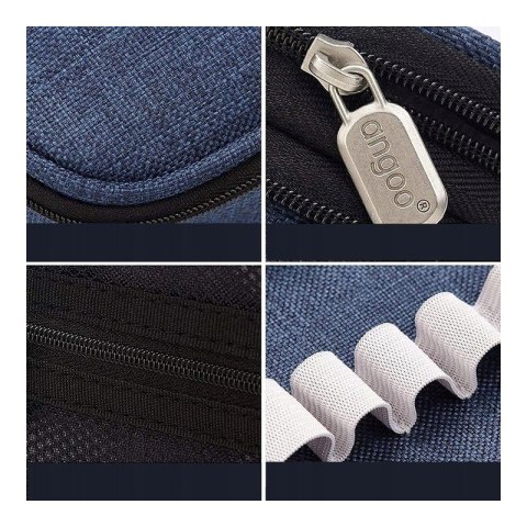 DUŻY PIÓRNIK DWUKOMOROWY SASZETKA GRANAT PR06GRAN