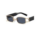 OKULARY PRZECIWSŁONECZNE ELEGANT RECTANGLE BLACK OK377