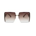 OKULARY PRZECIWSŁONECZNE ELEGANT SQUARE BROWN OK379WZ2