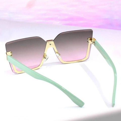 OKULARY PRZECIWSŁONECZNE ELEGANT SQUARE OMBRE OK379WZ1