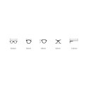 OKULARY PRZECIWSŁONECZNE GLAM ROCK FASHION NIEBIESKIE OK21WZ7