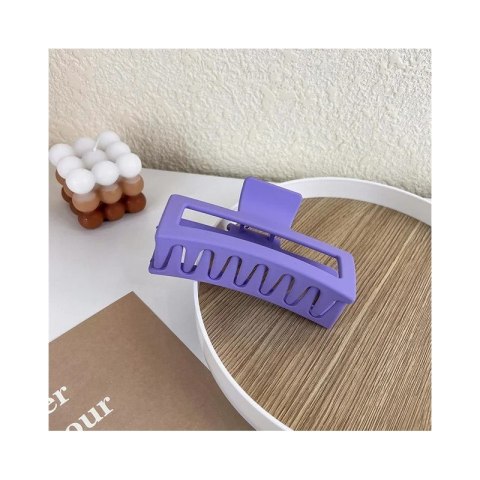 SPINKA DO WŁOSÓW DUŻA KLAMRA XL CIEMNY FIOLET 13CM SP277CF