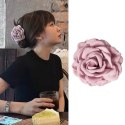 SPINKA DO WŁOSÓW DUŻA KLAMRA XL RÓŻA KWIAT RÓŻOWA 9CM SP288R