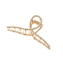 SPINKA DO WŁOSÓW KLAMRA XL ZŁOTA METALOWA 11,5CM SP145