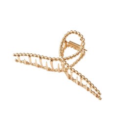 SPINKA DO WŁOSÓW KLAMRA XL ZŁOTA METALOWA 11,5CM SP145