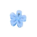 SPINKA DO WŁOSÓW KLAMRA NIEBIESKA XL KWIAT 6,5 X 7CM SP276N