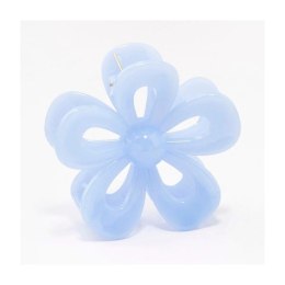SPINKA DO WŁOSÓW KLAMRA NIEBIESKA XL KWIAT 6,5 X 7CM SP276N