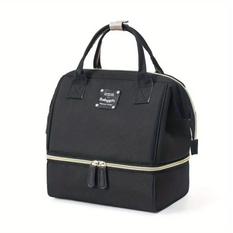 TORBA, ORGANIZER DO WÓZKA 2 KOMORY 26X23X18CM CZARNA PLM29CZ