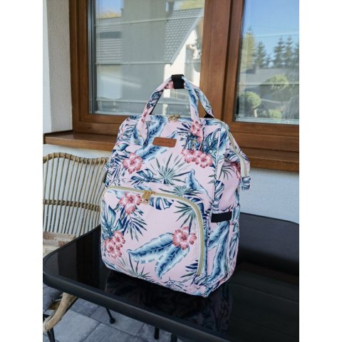 TORBA, ORGANIZER DO WÓZKA PLECAK DLA MAMY RÓŻOWY 42X26X19CM PL152R TORBA, ORGANIZER DO WÓZKA PLECAK DLA MAMY RÓŻOWY 42X26X19CM PL152R