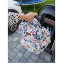 TORBA, ORGANIZER DO WÓZKA PLECAK DLA MAMY RÓŻOWY 42X26X19CM PL152R