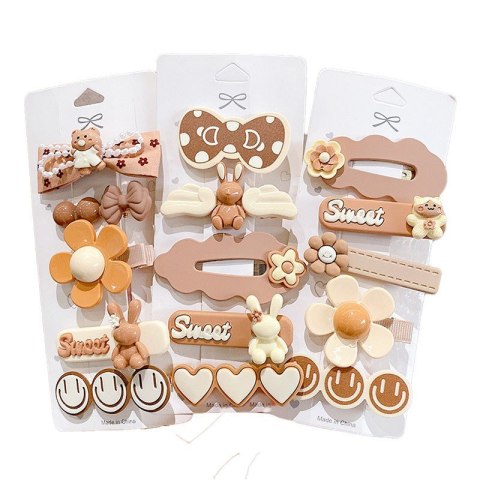 ZESTAW 5 SZTUK SPINEK 5W1 WSUWEK DO WŁOSÓW SWEET KRÓLICZKI SP279