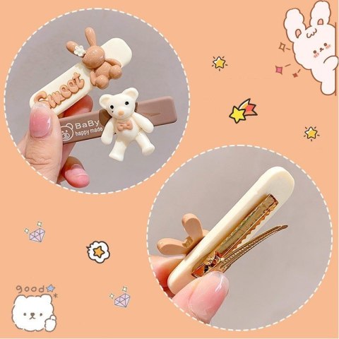 ZESTAW 5 SZTUK SPINEK 5W1 WSUWEK DO WŁOSÓW SWEET KRÓLICZKI SP279