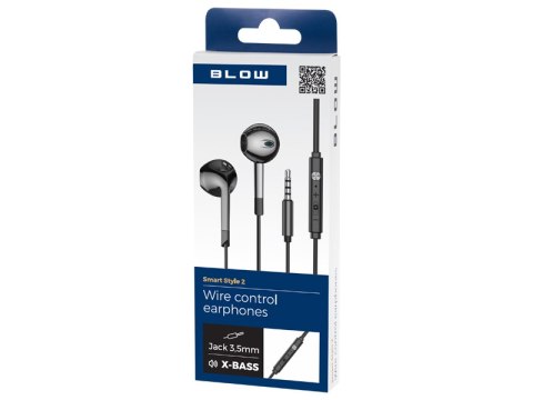 32-830# SŁUCHAWKI BLOW B-17 BLACK MINIJACK 32-830# SŁUCHAWKI BLOW B-17 BLACK MINIJACK