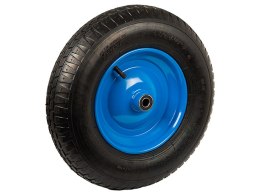 69-027# KOŁO 39CM DO TACZKI WÓZKA 390x92 4,80/4 NIEBIESKIE
