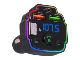 74-176# TRANSMITER FM BLOW BT ZESTAW GŁOŚNOMÓWIĄCY +  PD20W RGB