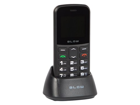 75-030# TELEFON DLA SENIORA BLOW CZARNY Z PODSTAWKĄ S18D 75-030# TELEFON DLA SENIORA BLOW CZARNY Z PODSTAWKĄ S18D