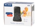75-030# TELEFON DLA SENIORA BLOW CZARNY Z  PODSTAWKĄ S18D