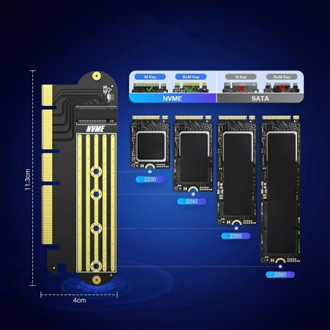 AK342 ADA PTER PCI-E x16 - M.2 NVME AK342 ADA PTER PCI-E x16 - M.2 NVME