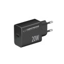 EZC104K ES PERANZA ŁADOWARKA SIECIOWA 20W USB-C  PD CZARNA