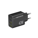 EZC106K ES PERANZA ŁADOWARKA SIECIOWA 42W USB-C  PD 30W / 2x USB-A 12W