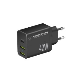 EZC106K ES PERANZA ŁADOWARKA SIECIOWA 42W USB-C  PD 30W / 2x USB-A 12W