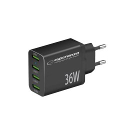 EZC107K ES PERANZA ŁADOWARKA SIECIOWA 36W 4x USB-A qC 3.0 18W